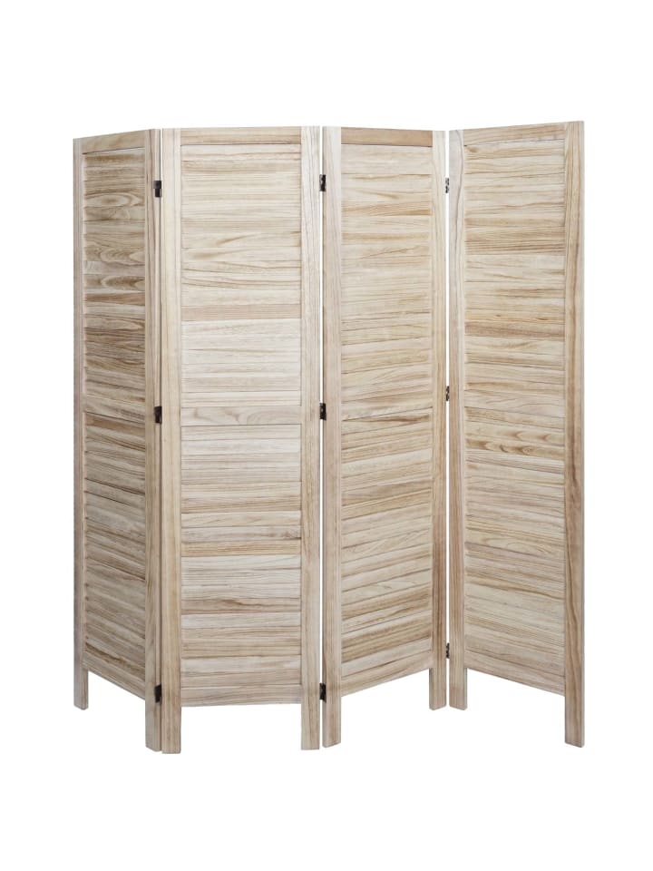 MCW Paravent G30 im Shabby-Look, Hellbraun günstig kaufen onesize