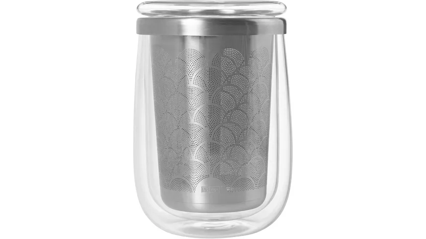 AdHoc Teeglas mit Teefilter FUSION GLASS 0,4 l