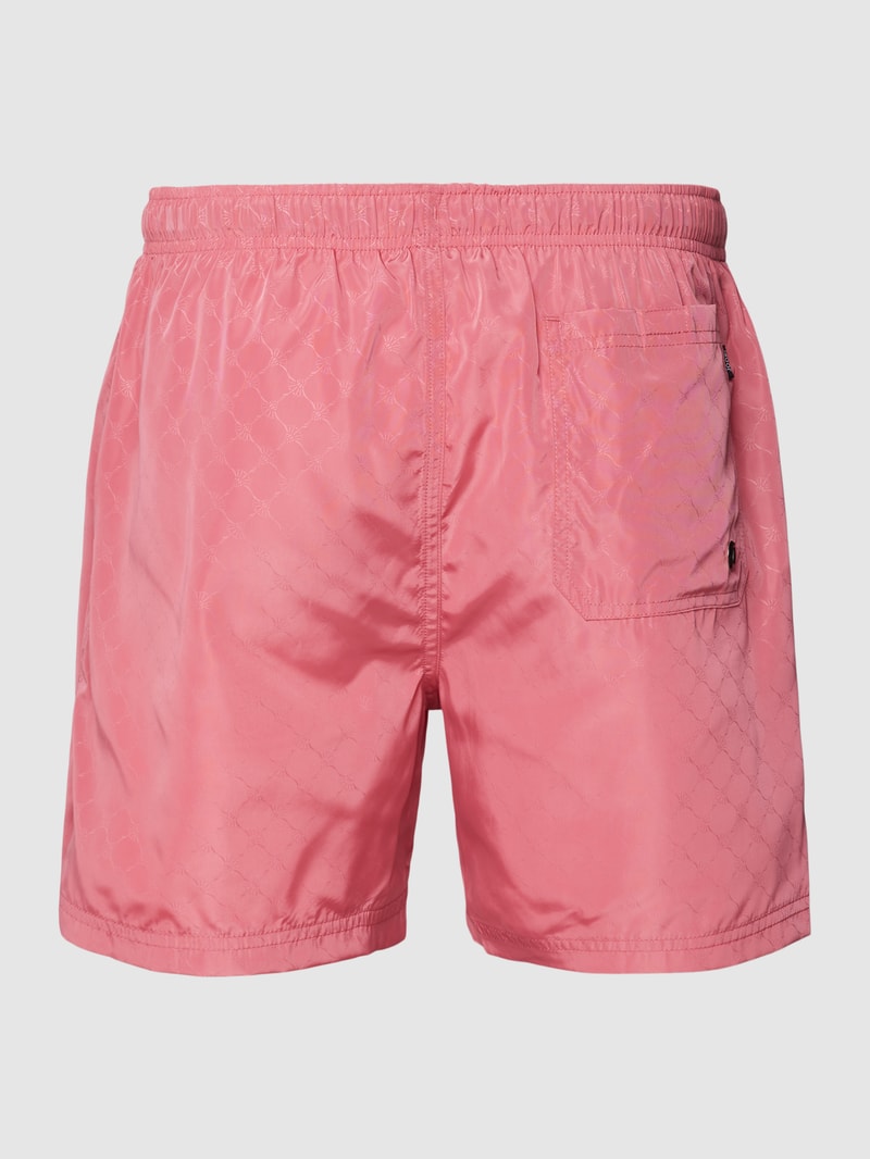 Badehose mit elastischem Bund in pink