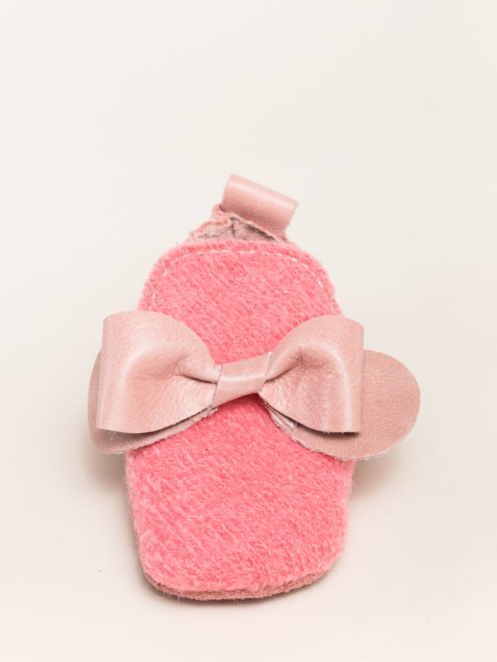 Gottstein Krabbelschuhe Bow in pink günstig kaufen