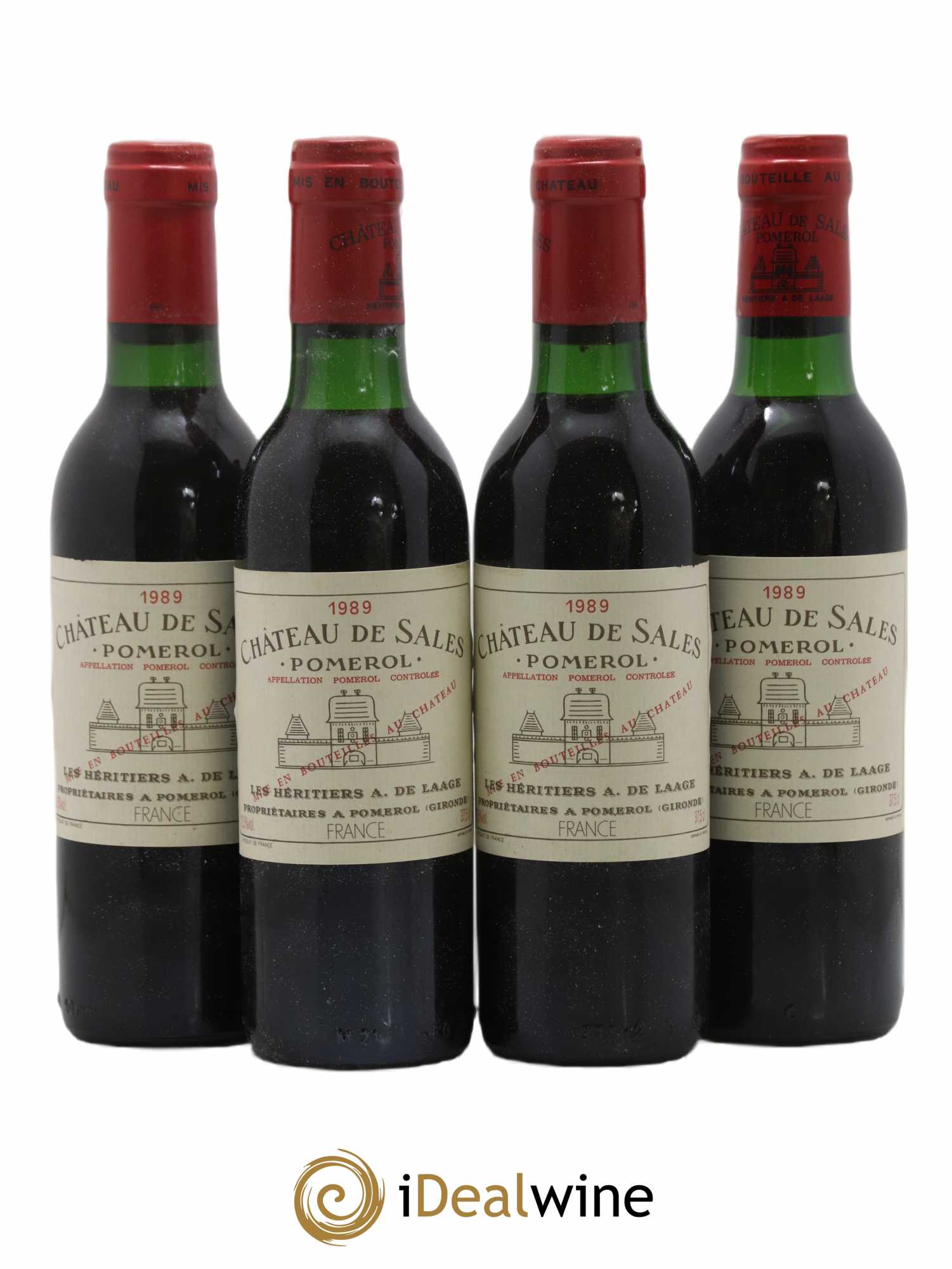 Château de Sales  1989 - Lot de 24 Demi-bouteilles