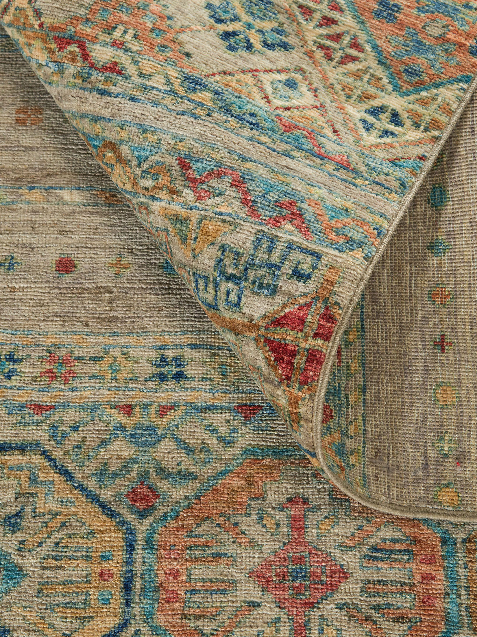 Chobi Schal ca. 247 x 306 cm, Unikat / Einzelstück