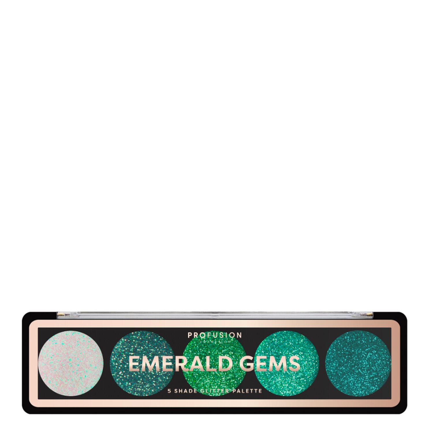Profusion Cosmetics Palette Yeux Glitter Esmerald Gems
