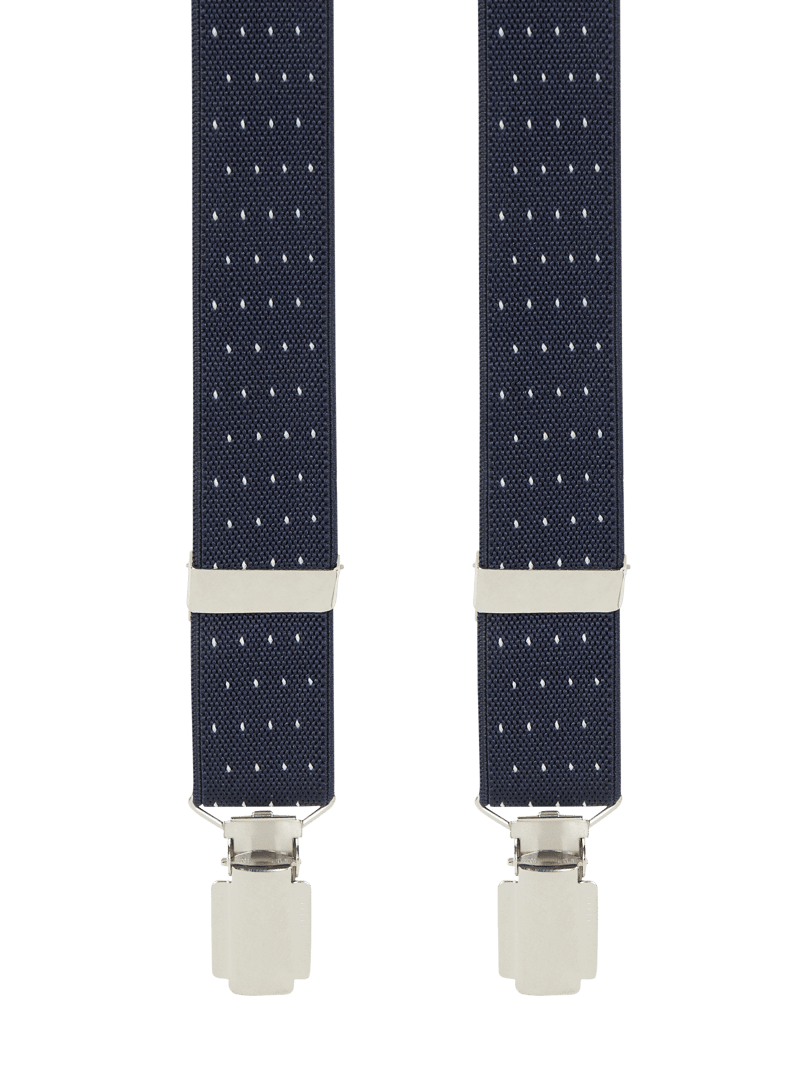 Hosenträger in X-Form in marineblau