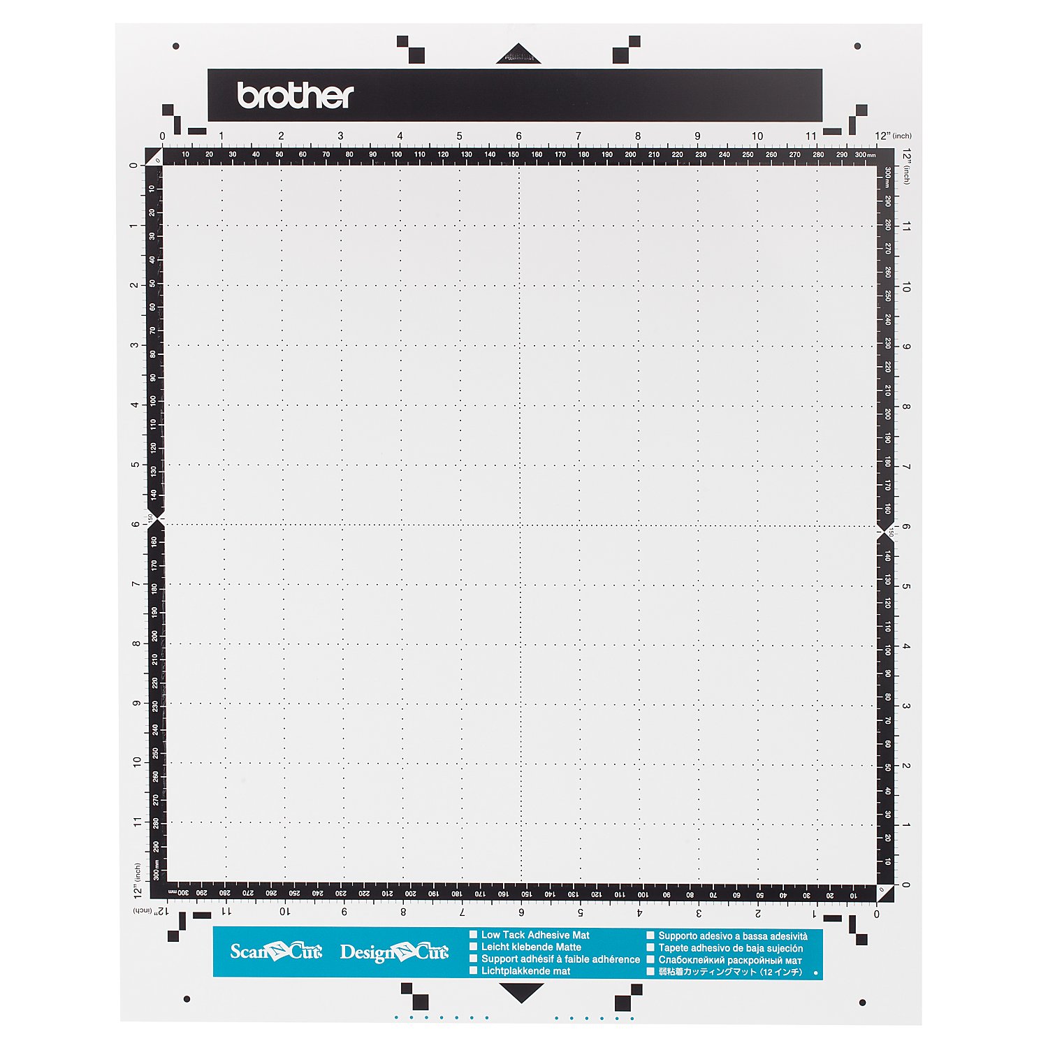brother Plotter - leicht klebende Matte 30,5 x 30,5 cm, Scan NCut CM-Serie
