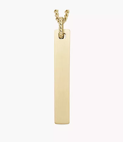 Fossil Kette Drew Edelstahl goldfarben