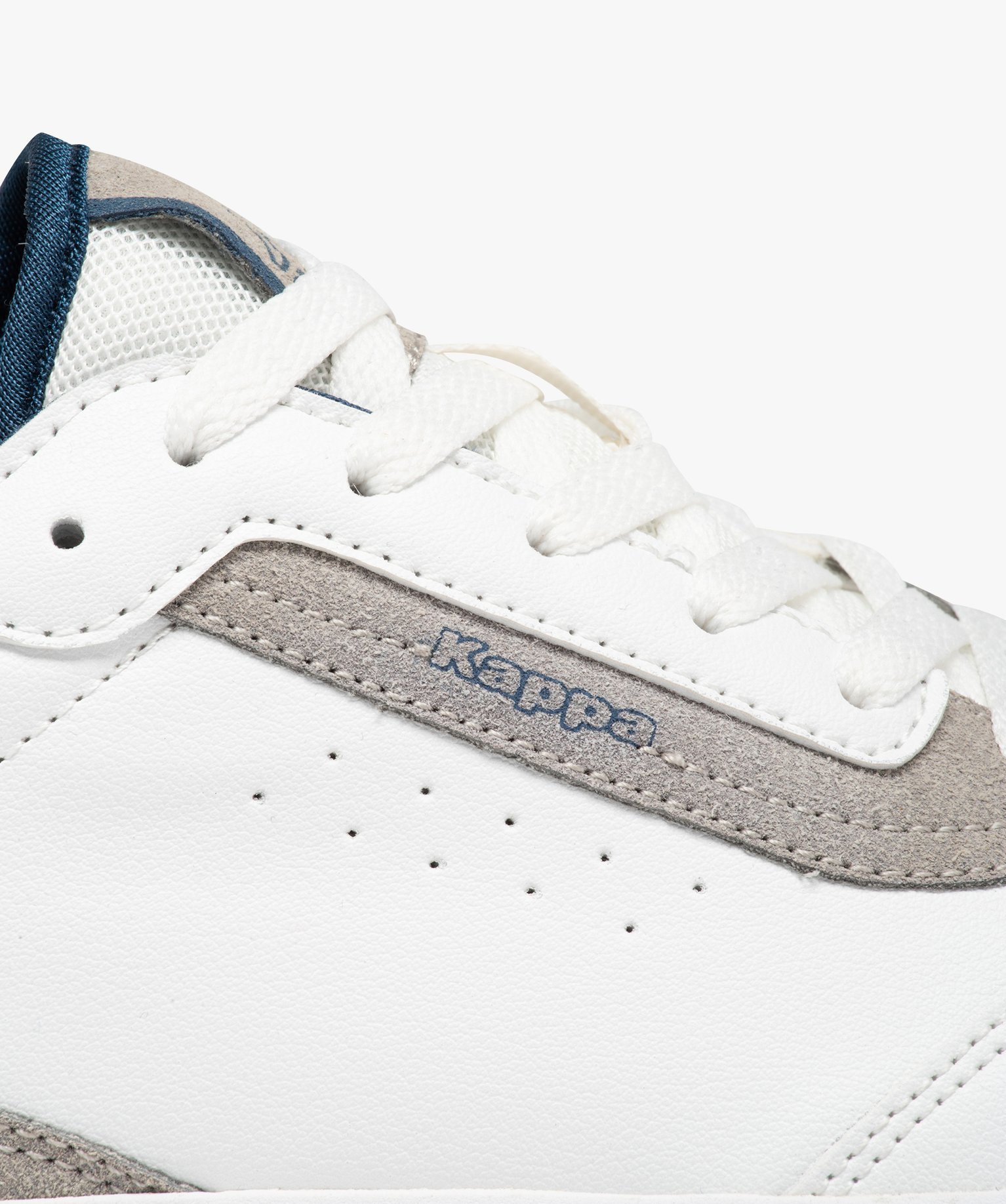 Baskets homme style rétro à lacets - Kappa blanc | GEMO