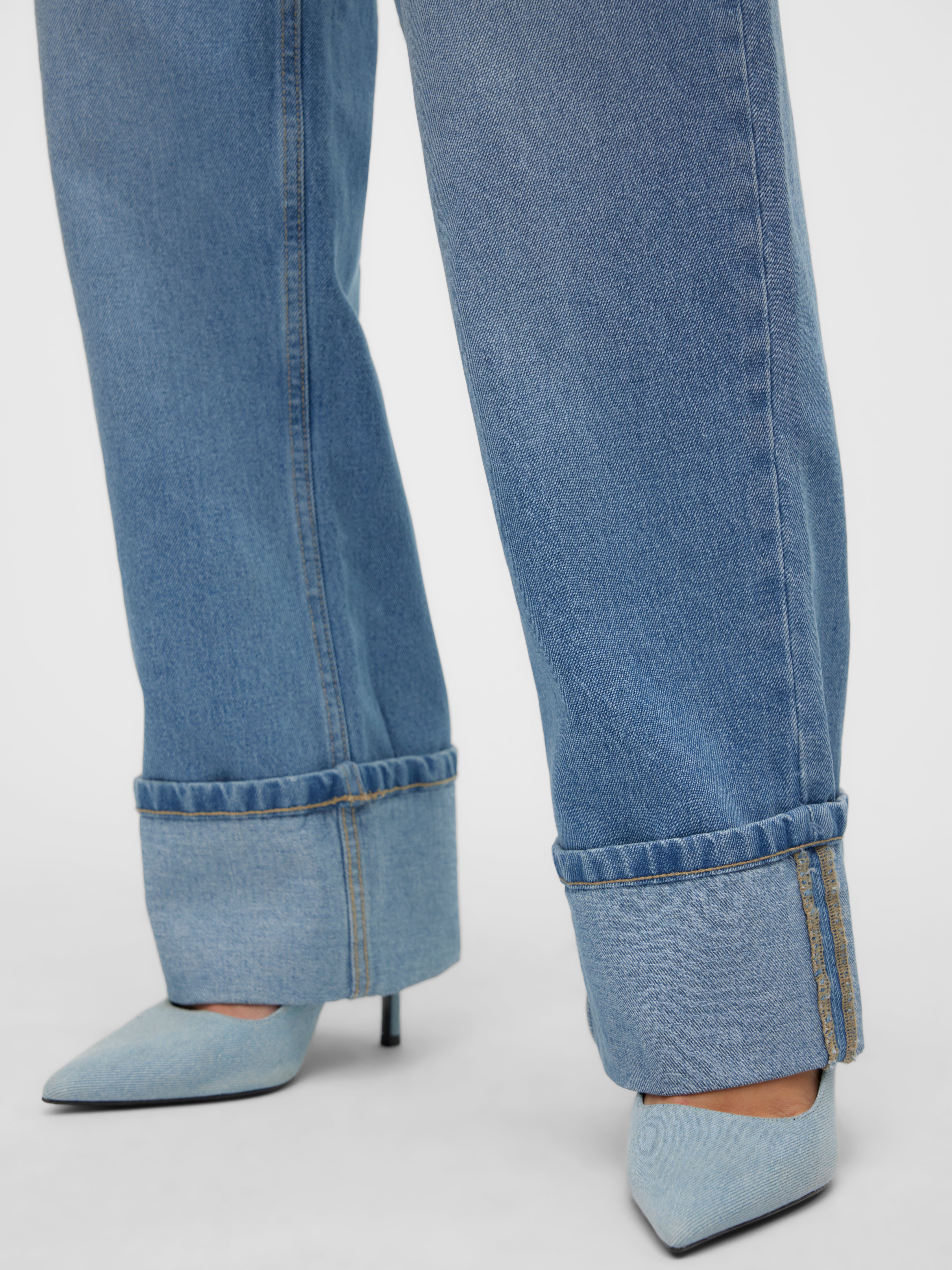 VMEVELYN Niedrige Taille Locker geschnitten Jeans