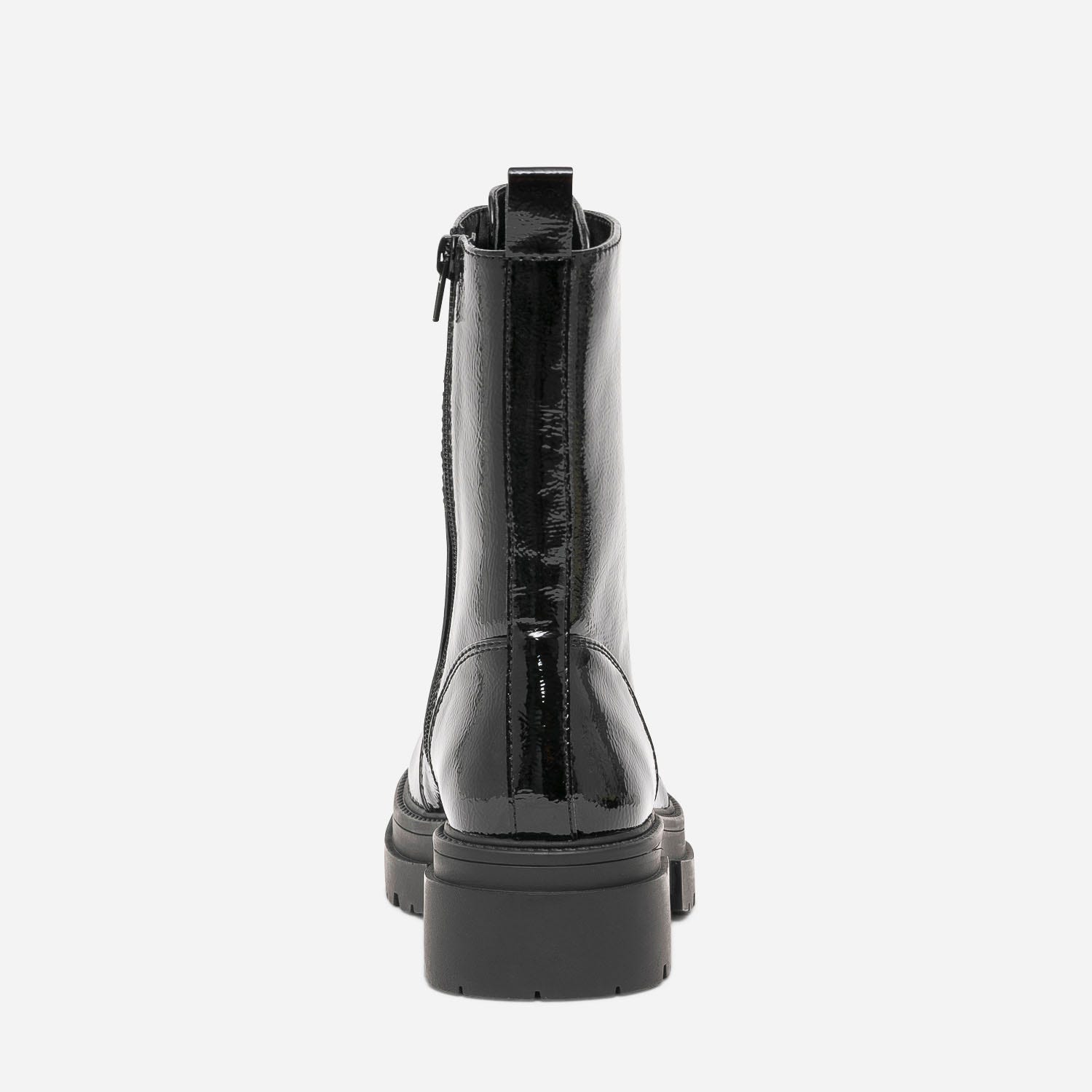 Boots TEXTO noir verni