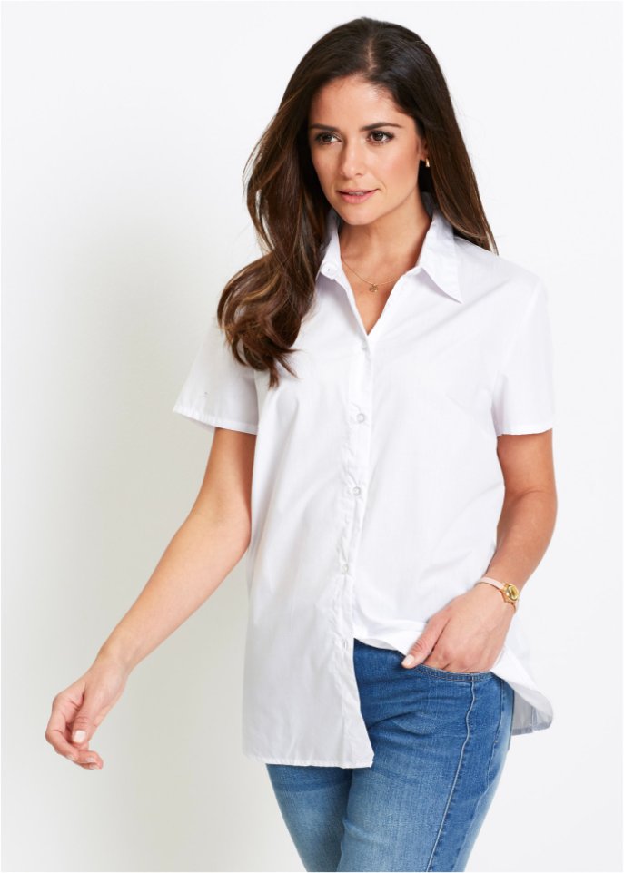 Kurzarmbluse