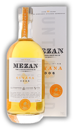 Mezan Guyana Diamond Distillery 12 Years 2008/2020 Mezan Guyana Diamond Distillery 12 Years 2008/2020 Aus der Kollektion der seltenen Mezan-Jahrgangsrums mit dem unverfälschten Ausdruck ihres Herstellers und Herkunftsortes. Alter 12 J. - 0,7	 Liter -
