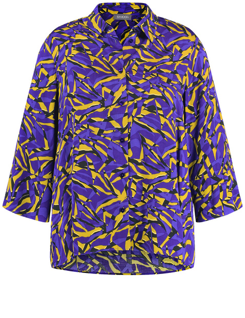 3/4 Arm Bluse mit Allover-Print