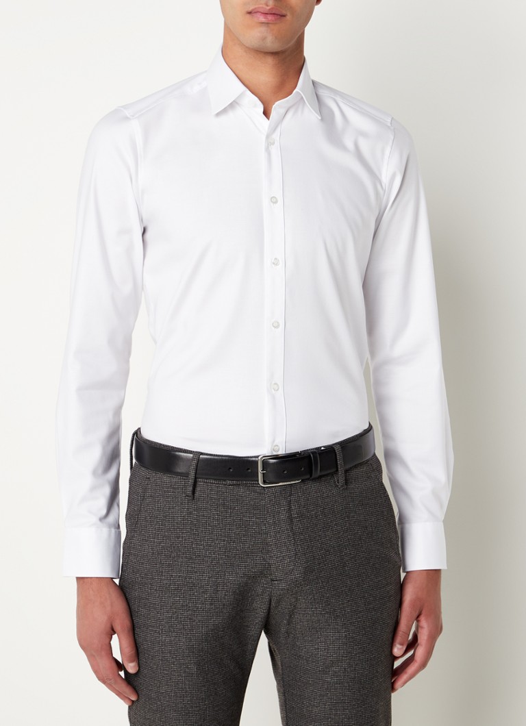 Olymp Level Five cotton body fit shirt