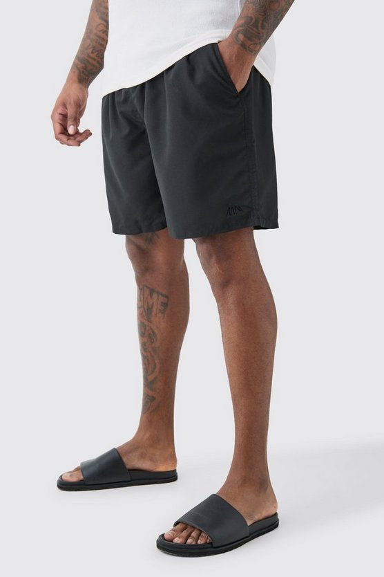 Plus mittellang Badehose