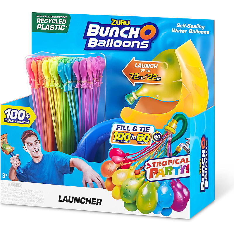 Bunch O Ballons Vannballonger 100 stk m/kaster