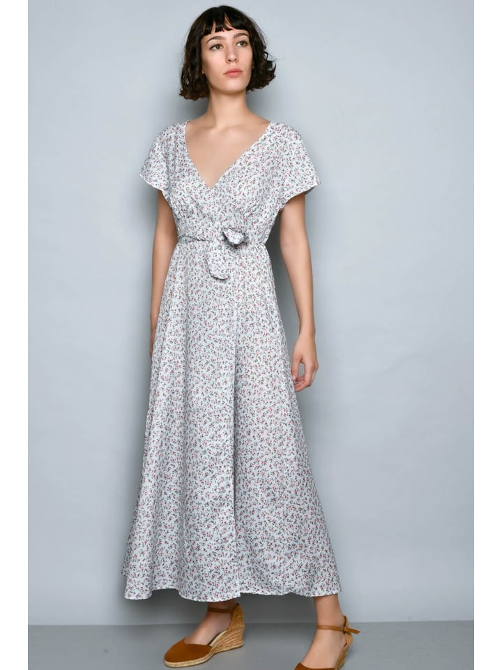 H.H.G. Kleid in Weiß/ Grün/ Rosa günstig kaufen