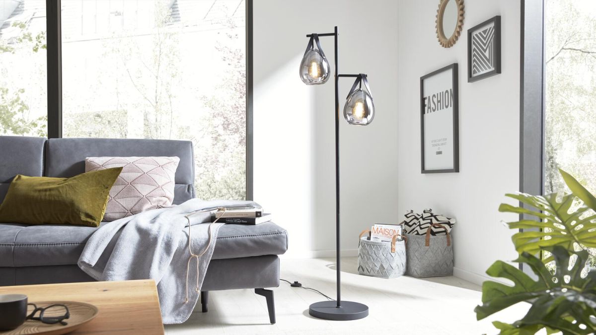 Interliving Stehlampe IL-9332 2-flg