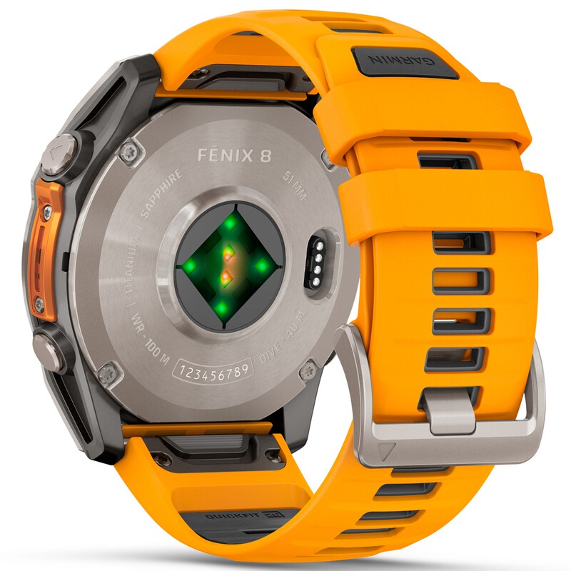GARMIN Armbanduhr Fenix 8 Sapphire &ndash; AMOLED 51 mm