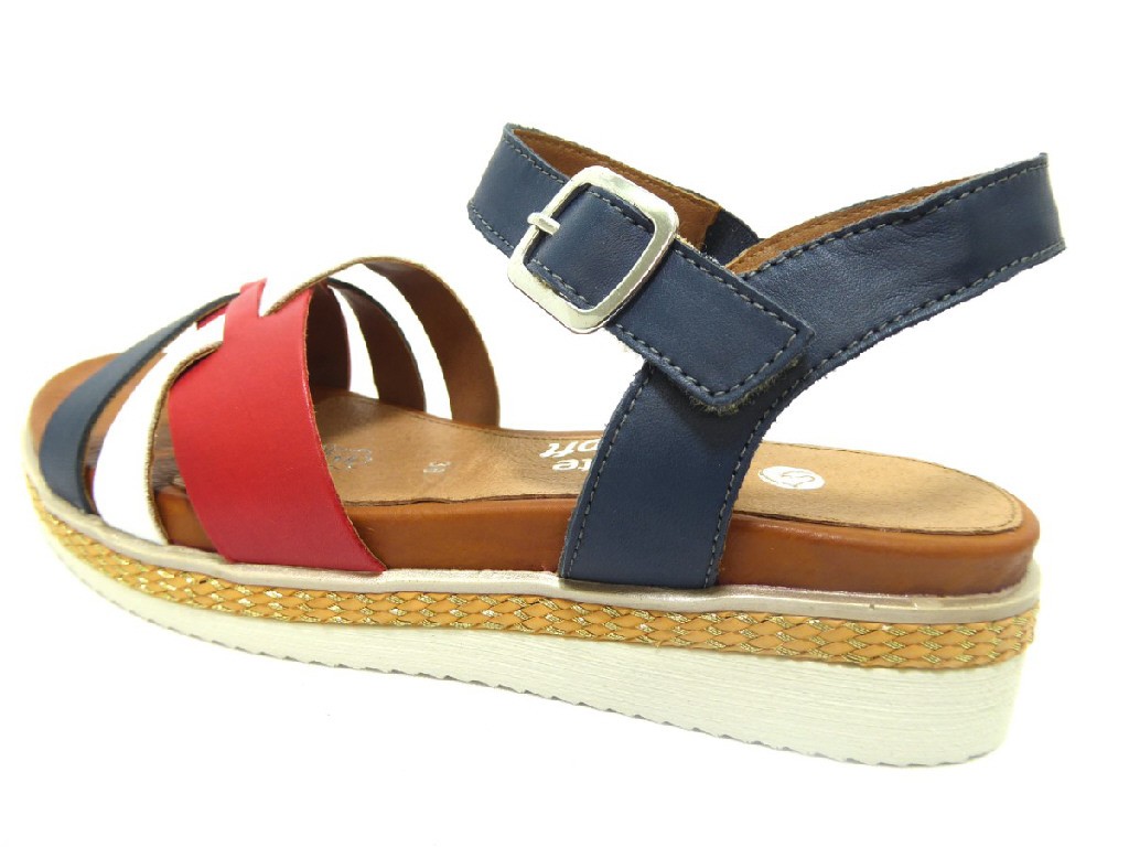 REMONTE Klassische Sandalen blau