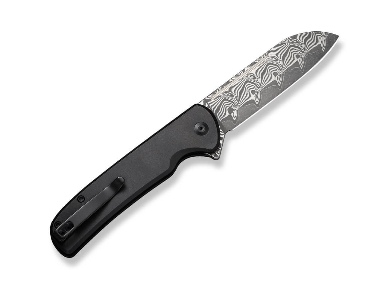 Chevalier II Aluminum Black Damascus