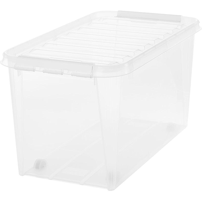 Smartstore Oppbevaringsboks SmartStore™ m/lokk og hjul 70 l Home L72 x B40 x H38 cm