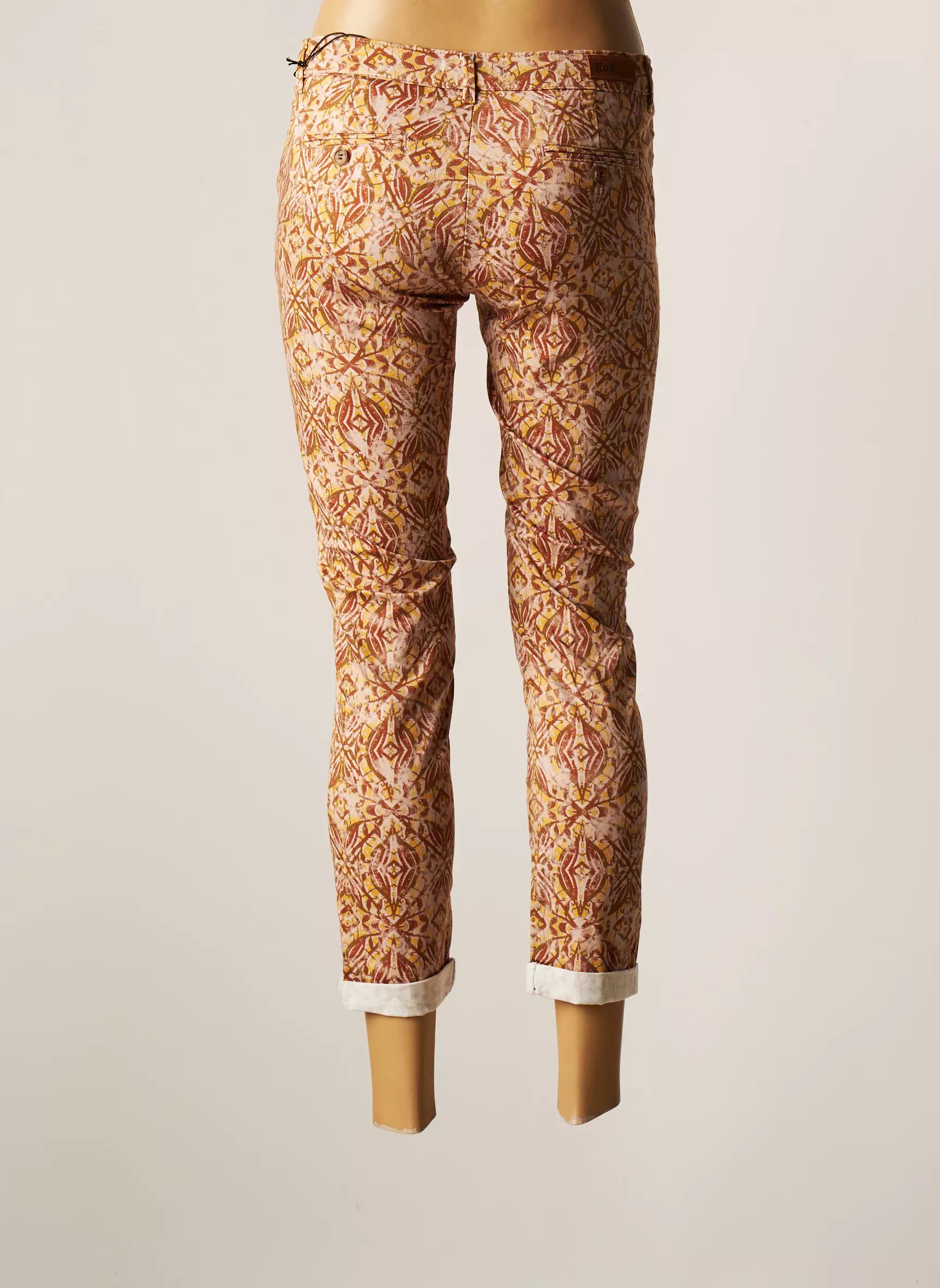 Hod Pantalon7 8 Femme couleur marron