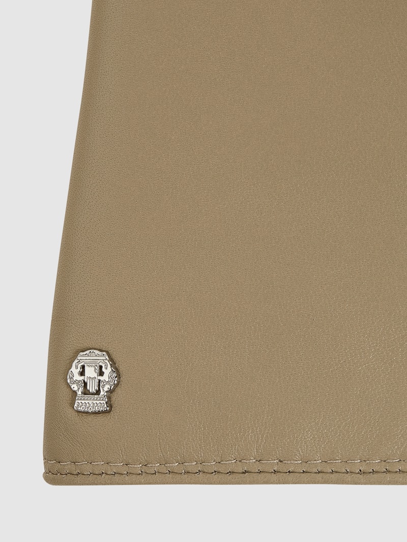 Handschuhe aus Leder in beige