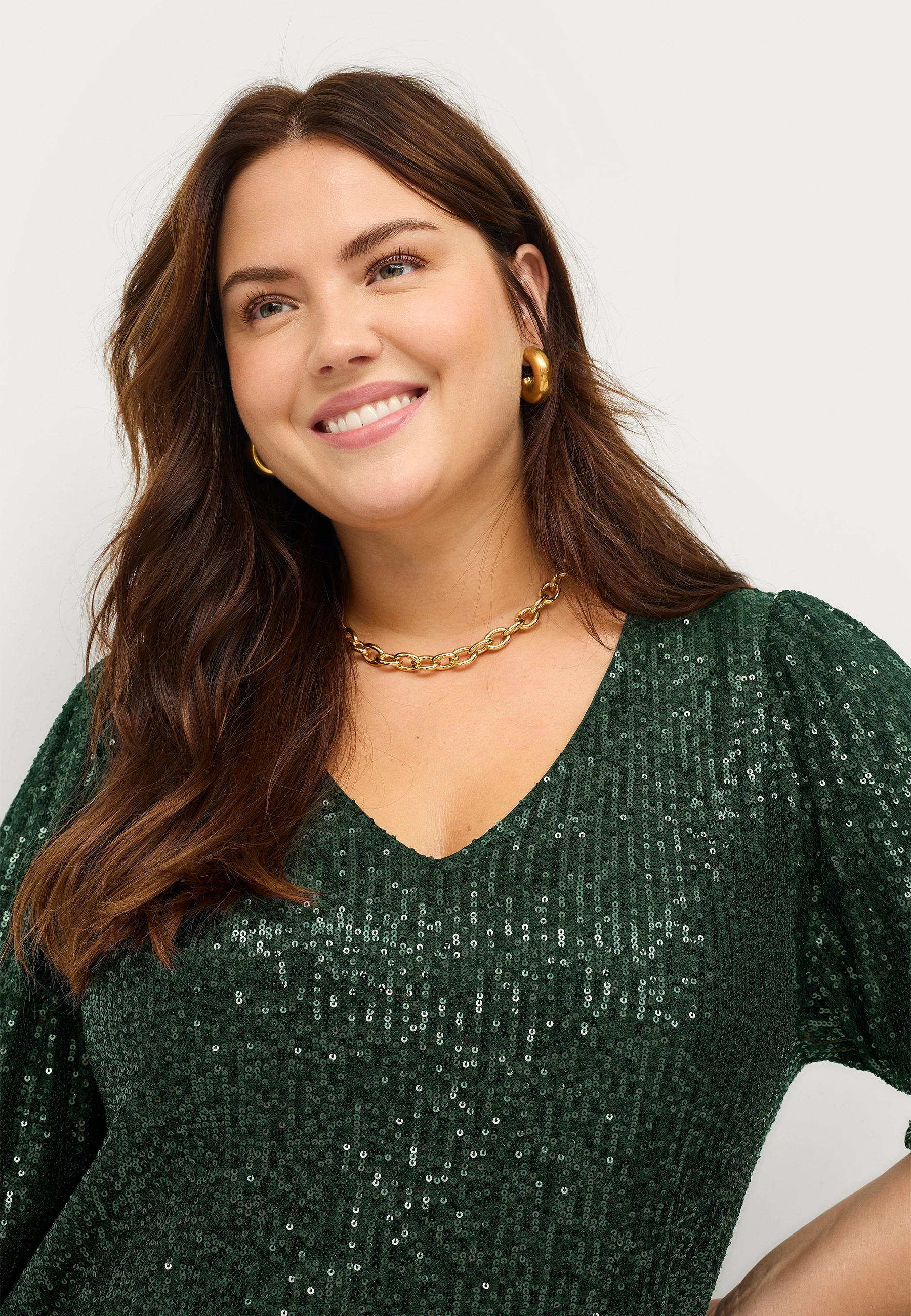 Ellos Plus collection MIT PAILLETTEN - Blusa