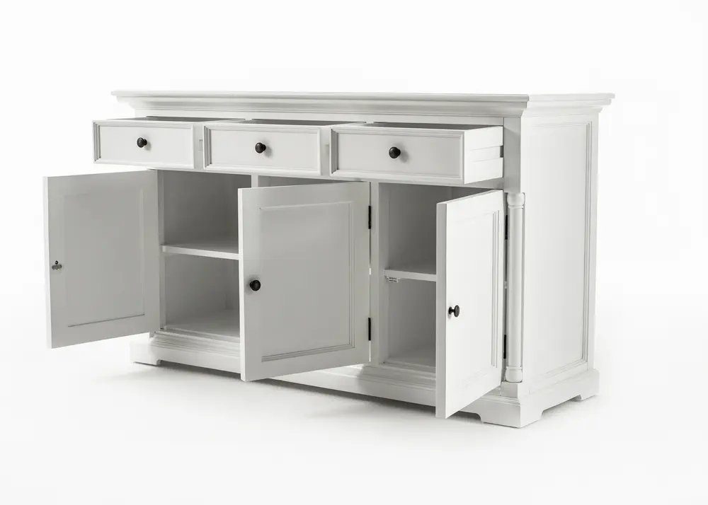 Novasolo Buffet Provence Klassisches Sideboard mit 3 Türen