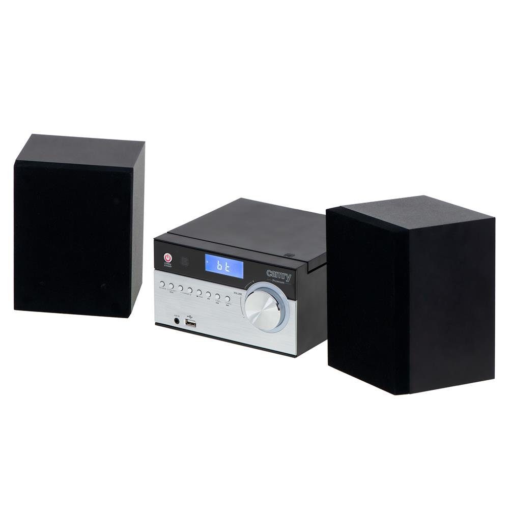 Camry CR 1173 Mini-Hi-Fi-Turm Stereoanlage (mit Bluetooth, USB, AUX-Eingang, CD-ROM, FM/AM-Radio, zwei Lautsprecher mit RMS 28W, Soundsystem, HiFi Turm, Musikanlage)