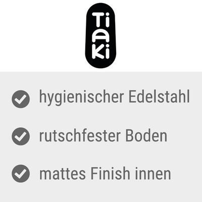 TIAKI Anti-Rutsch-Napf Green Shades