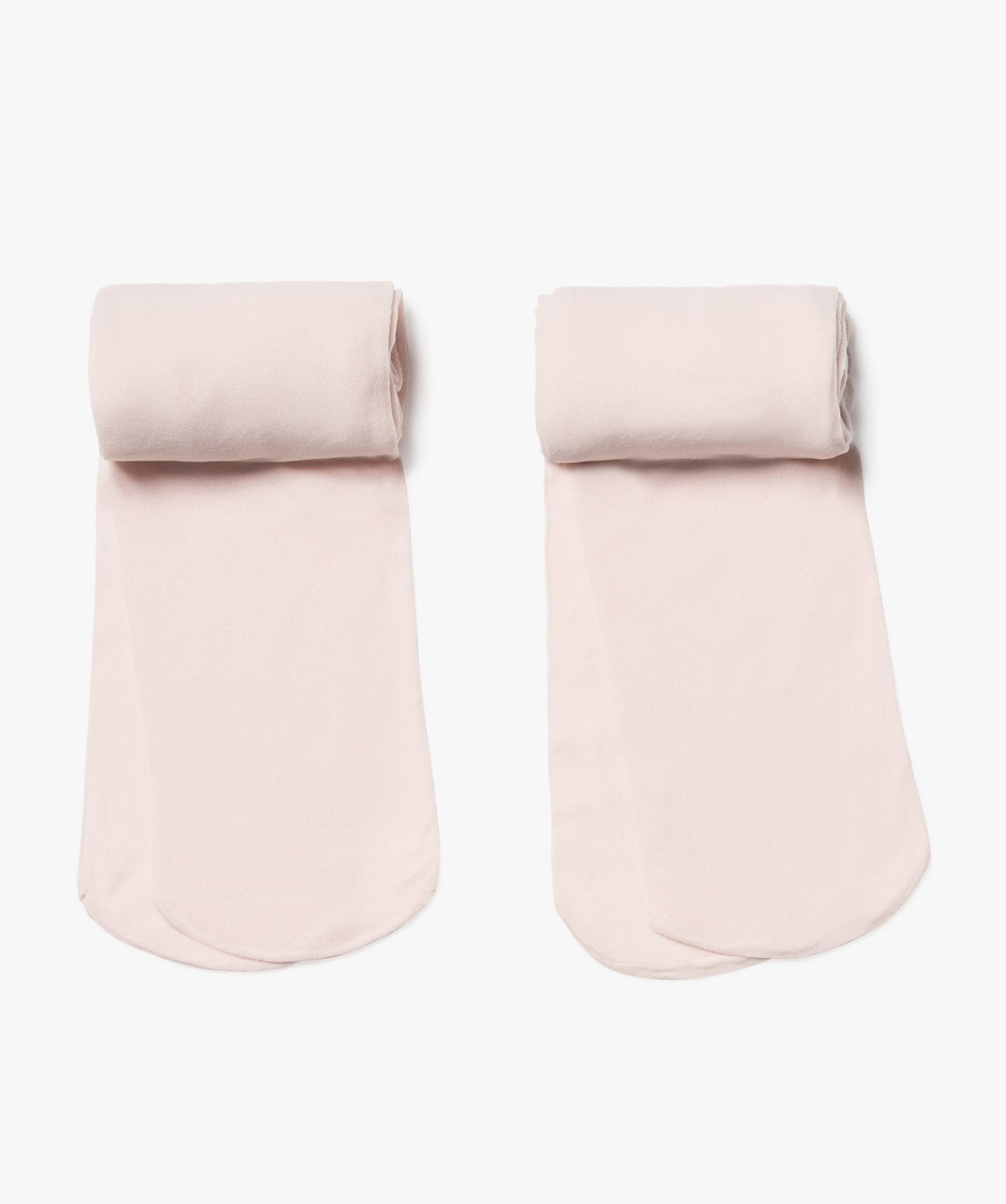 Collants fille semi-opaques unis (lot de 2) rose | GEMO