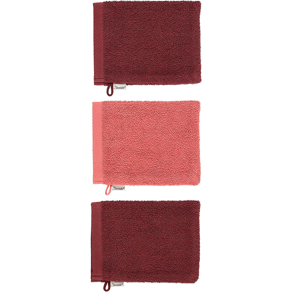 3er-Pack Waschhandschuh Emmily