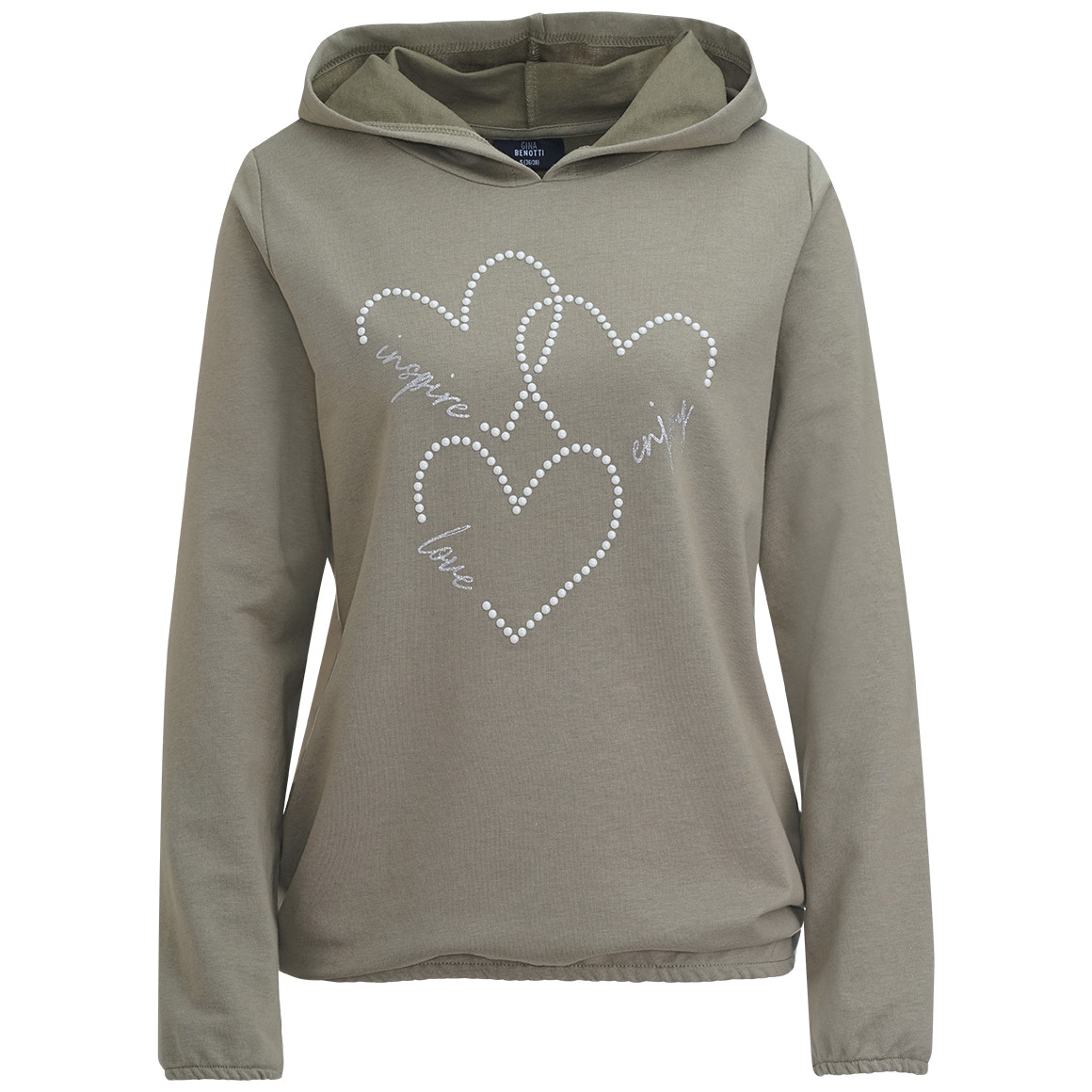 Damen Langarmshirt mit Kapuze