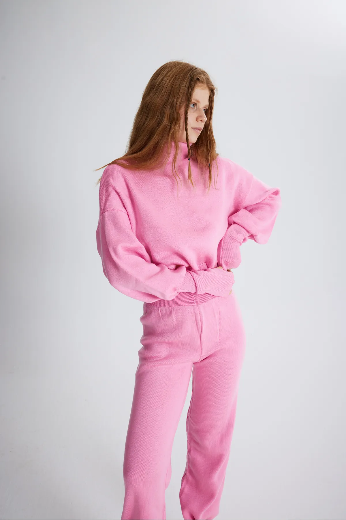 HOLLY LOLLY  Bottom Top Strickwaren Thinky Suit Pink