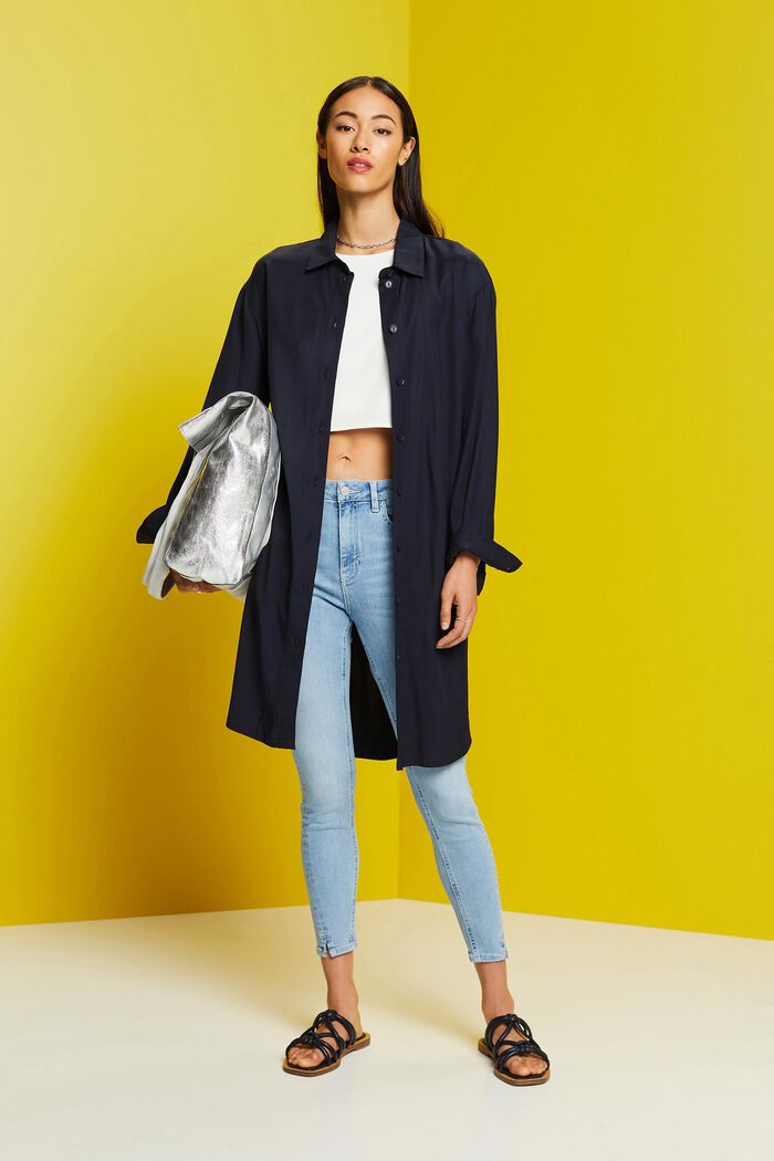 Skinny Jeans in Cropped-Länge