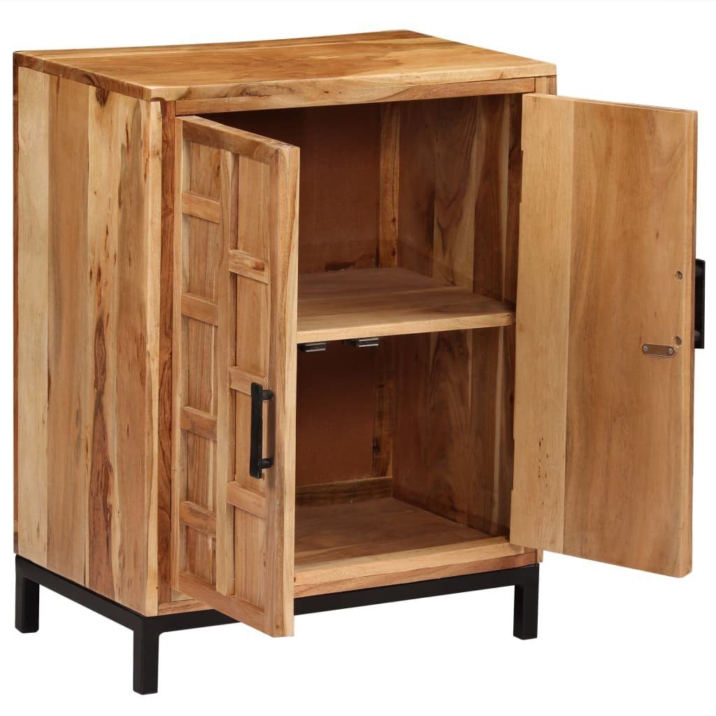 vidaXL Sideboard Sideboard Massivholz Akazie 60x35x76 cm Braun (1 St)