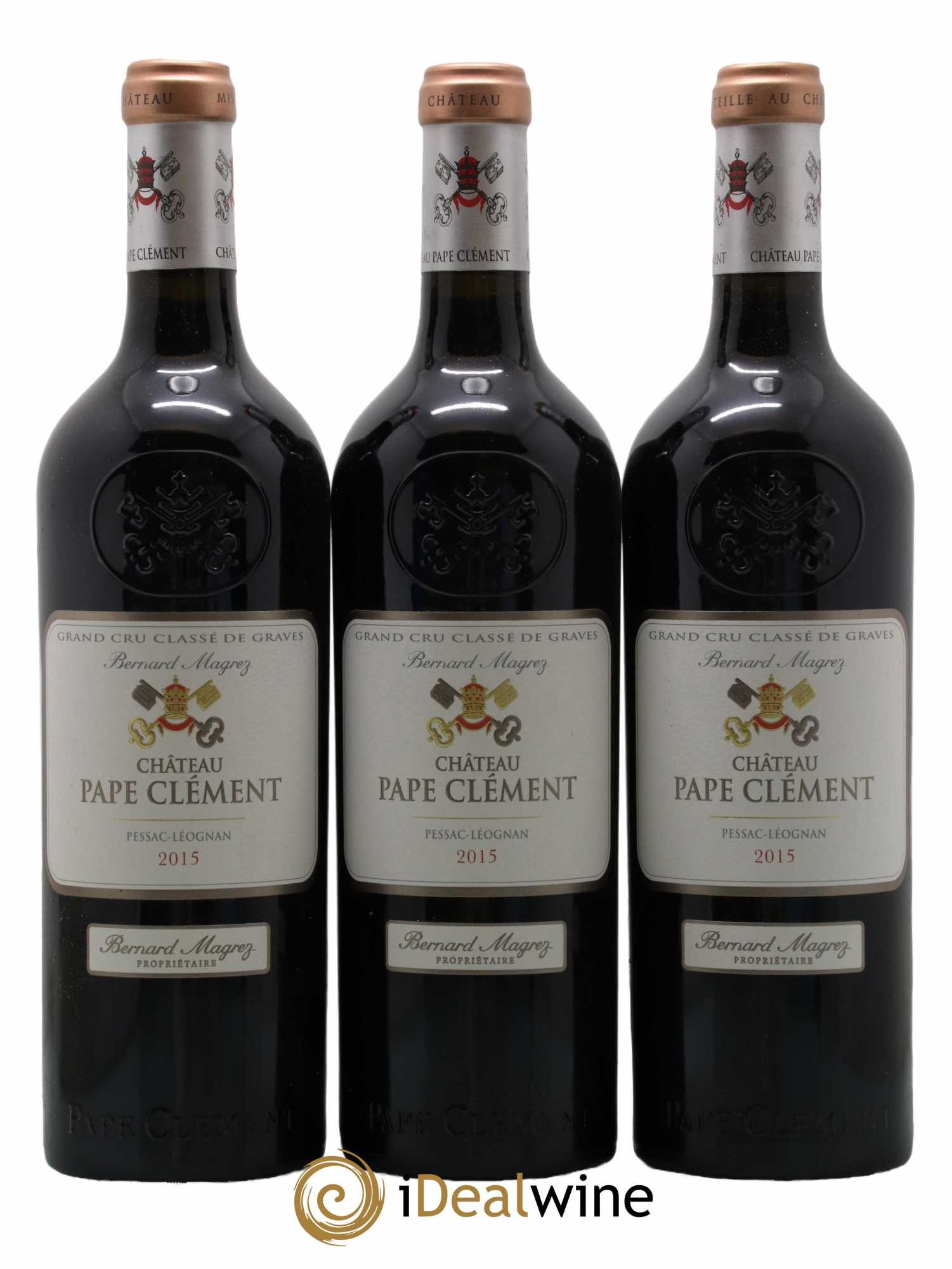 Château Pape Clément Cru Classé de Graves  2015 - Lot de 6 Bouteilles