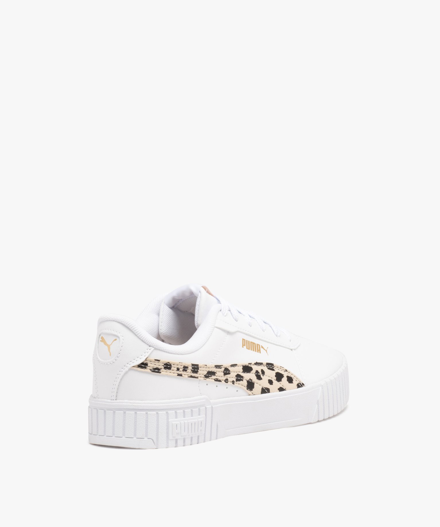 Baskets fille unies avec détail imprimé - Puma blanc | GEMO