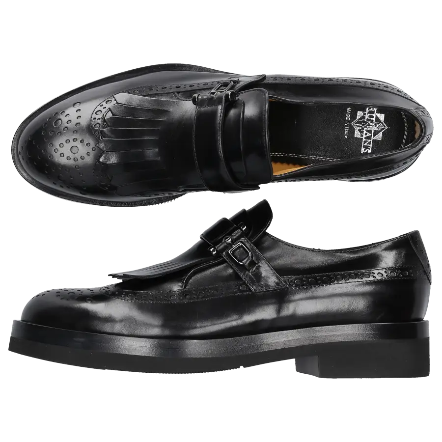 Truman's - Halbschuhe 9822 Kalbsleder - schwarz