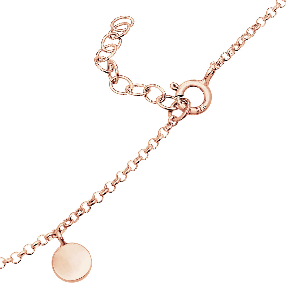 Elli Elli Bracelet de Cheville de Cheville Bijoux Pied Femme - (925/1000) Argent Bijoux