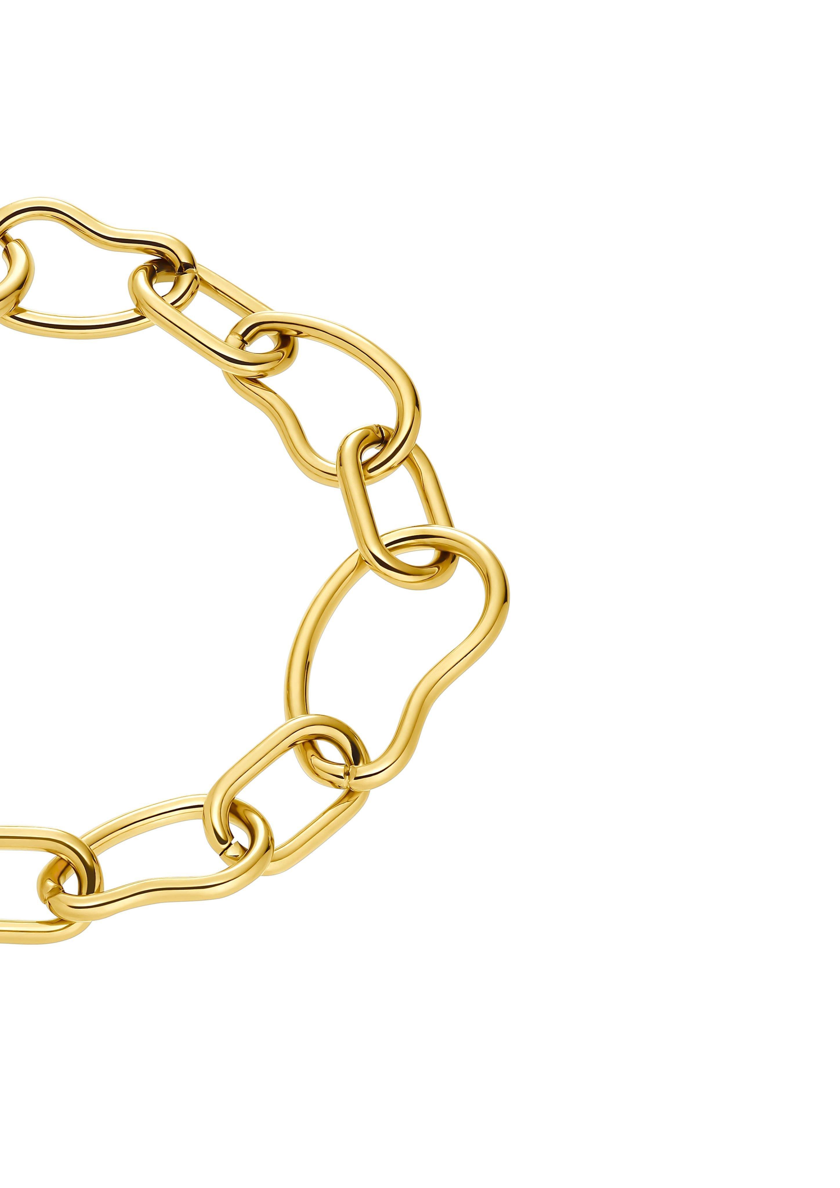 Vergoldetes Edelstahl-Armband  6007226-19B0