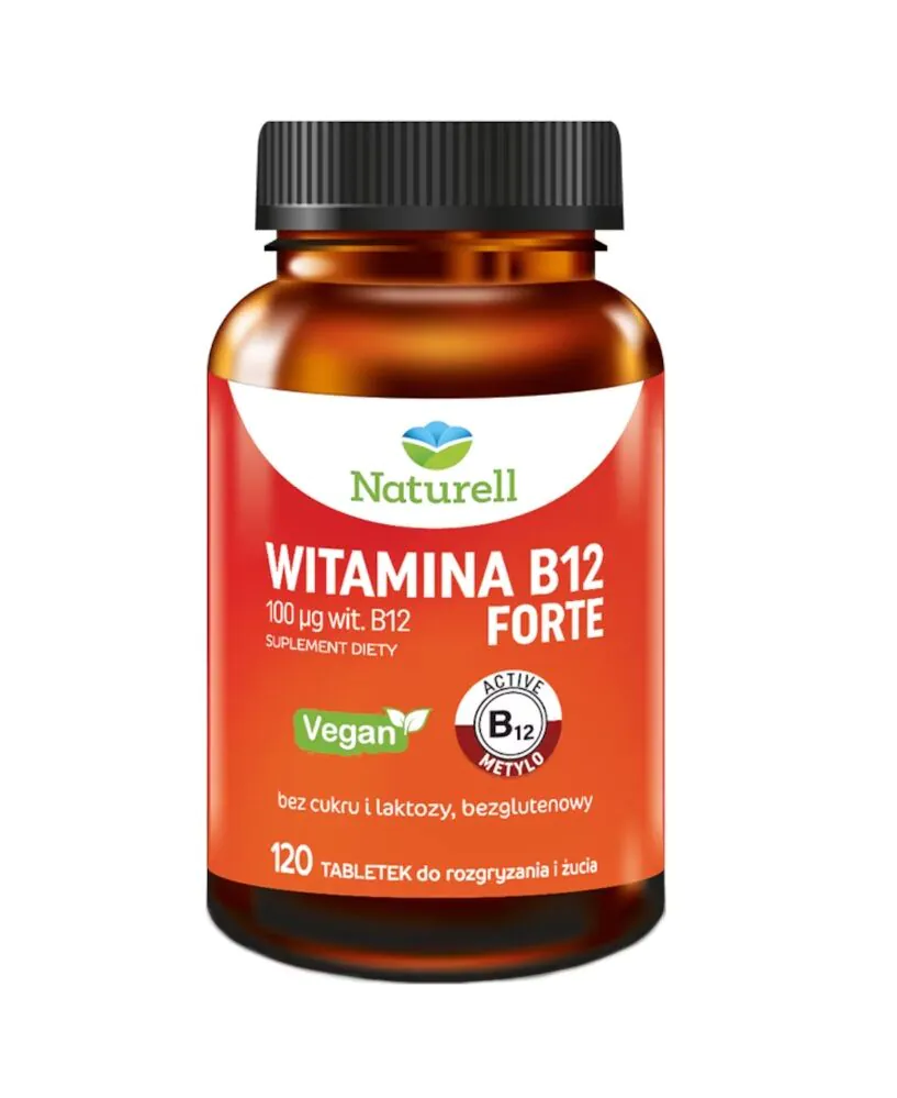 Naturell Vitamin B12 Forte Μασώμενα Δισκία 120 ταμπλέτες