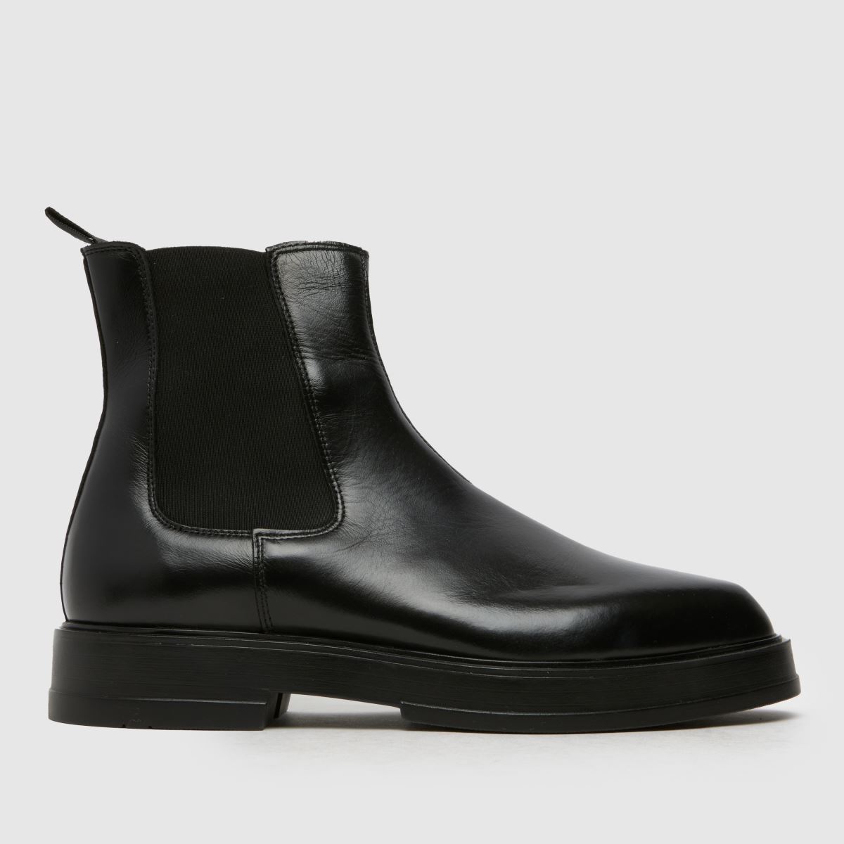 Schuh Darcy – Svarta chelsea-stövlar i läder