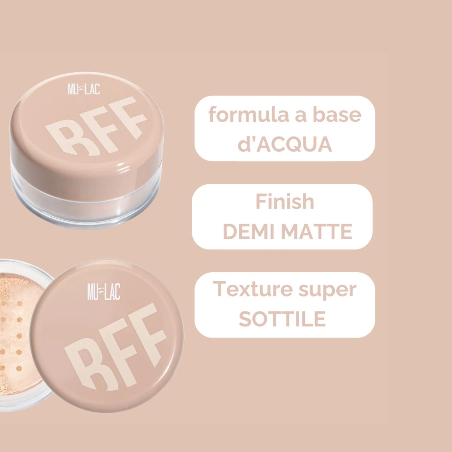 Pudră vrac Face BFF H2O Zero Weight - Pudră vrac