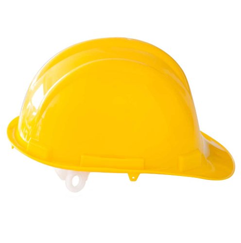 Viwanda Gelber Schutzhelm mit PE Aufhängung und Einrastverschluss