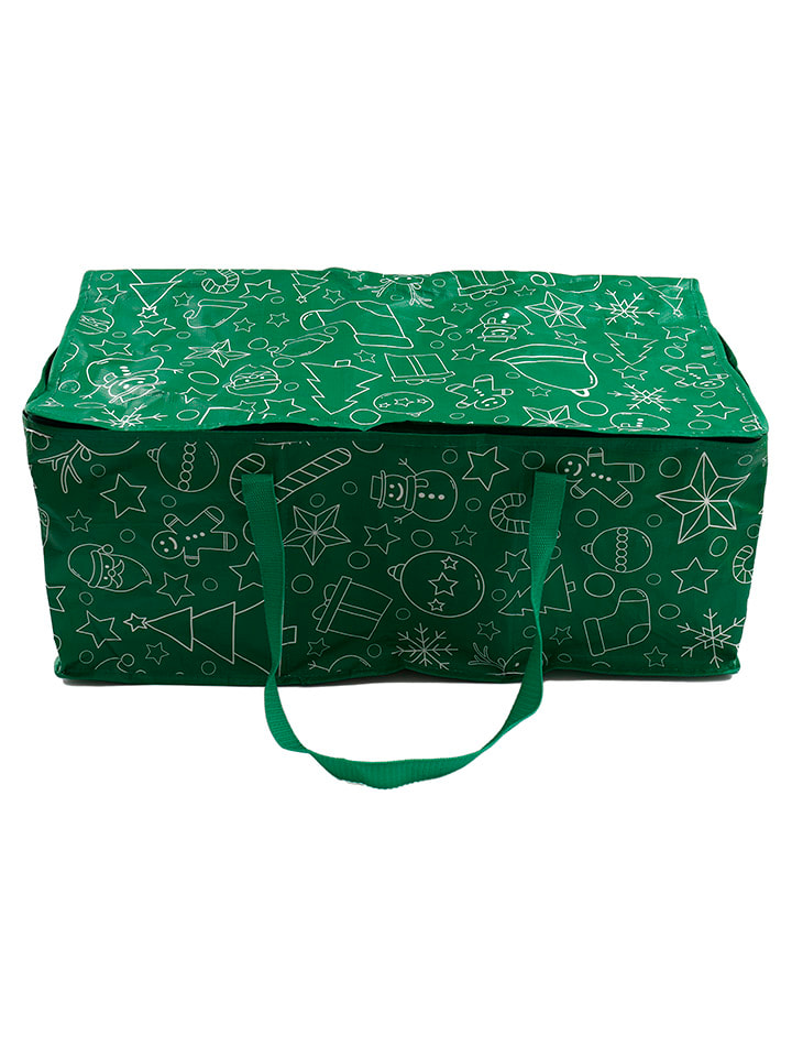 SiL Interiors 2er-Set: Aufbewahrungstaschen in Grün - (B)60 x (H)34 x (T)25 cm günstig kaufen onesize