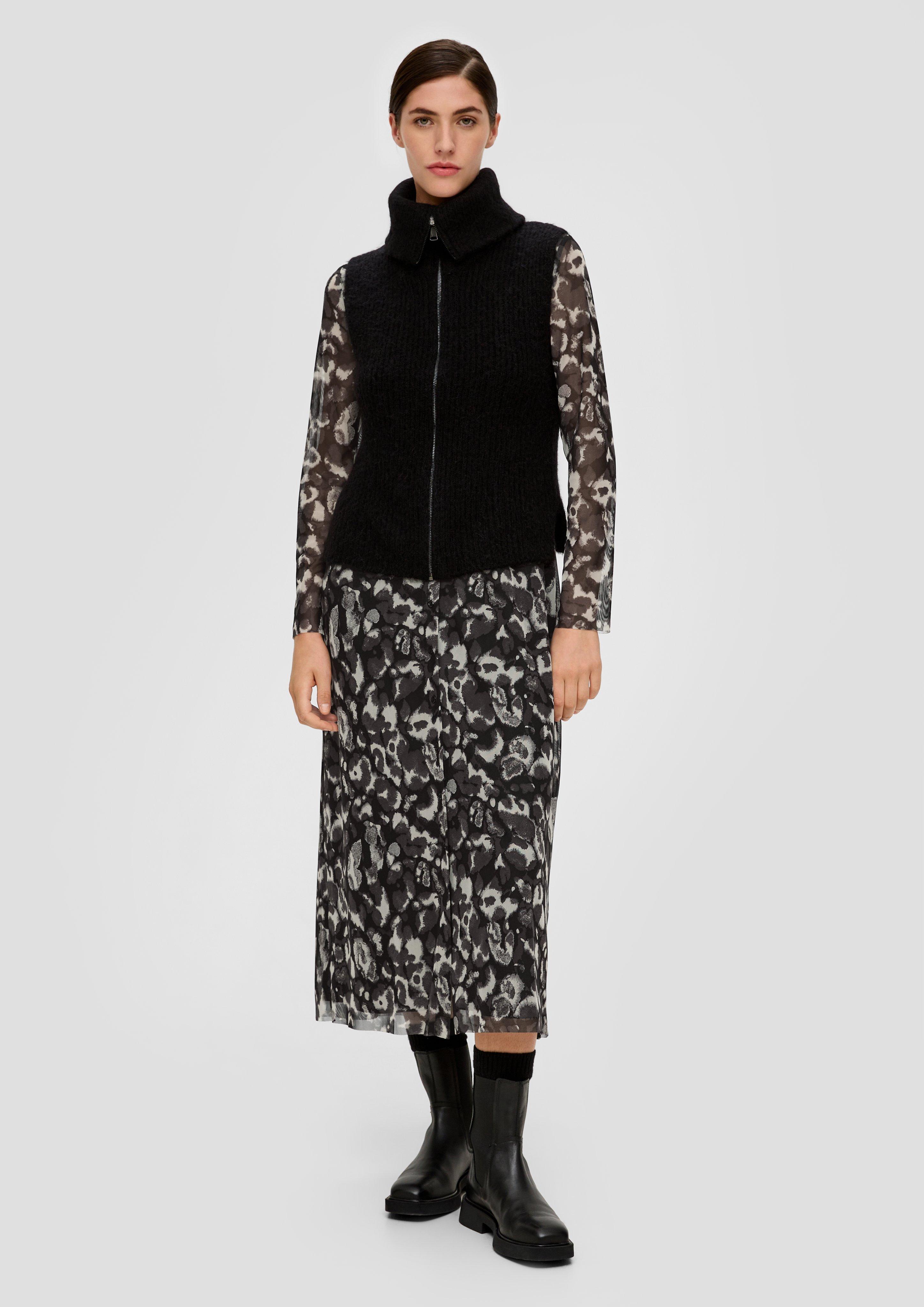 Hemdblusenkleid aus Mesh  2134279-96A3