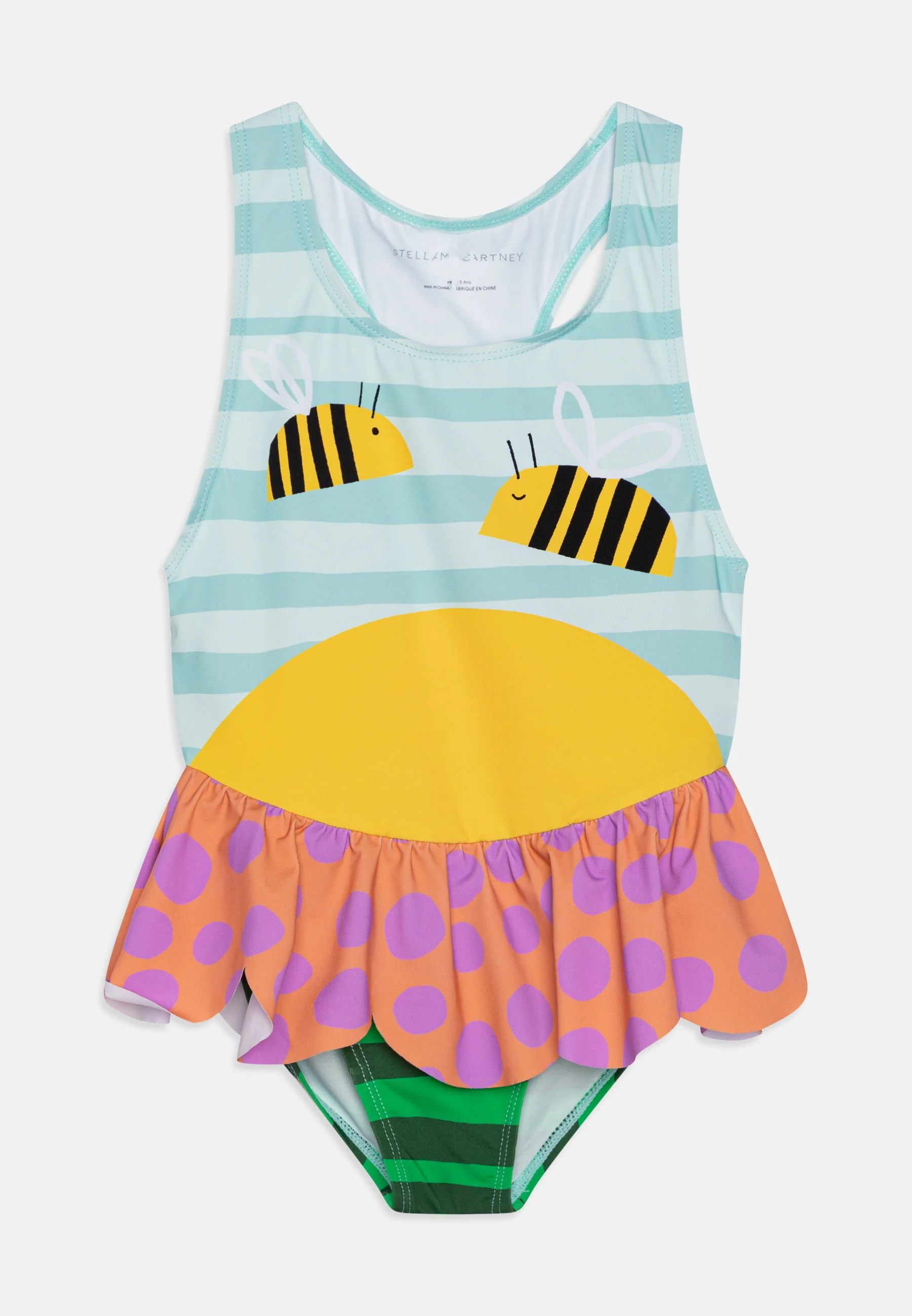 Stella McCartney Kids BAÑADOR NIÑA RAYAS IRREGULARES - Bañador