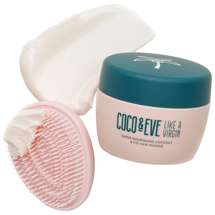 Like A Virgin Super Nourishing Coconut & Fig Hair Masque PLUS Tangle Tamer Brush